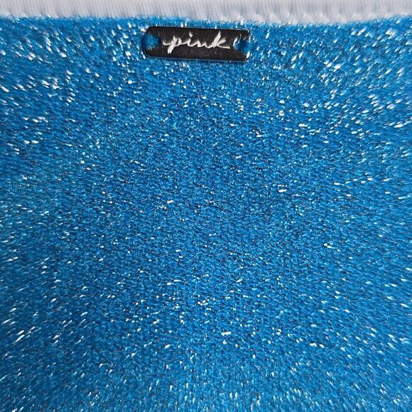 1309 NWT Pink Victoria's Secret Shimmer Brazilian Bikini Bottom Sz Small - Picture 3 of 6